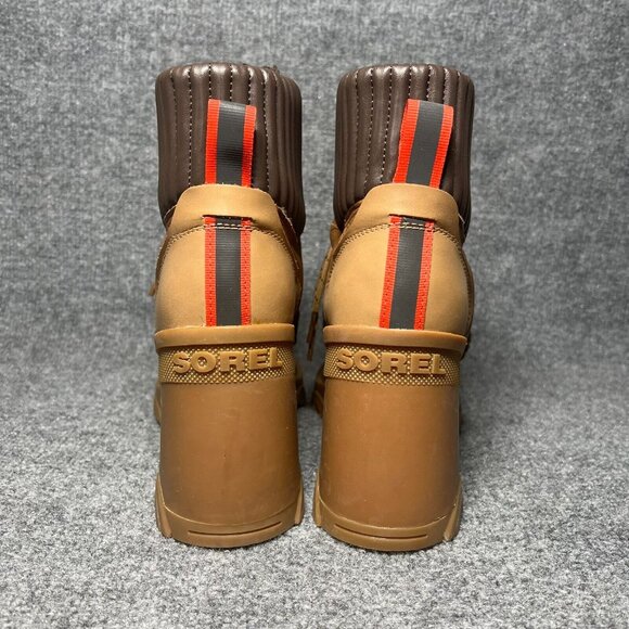 Sorel Women's Brex Heel Cozy Lace Bootie Boot Tawny Buff Brown Size 11 NWOB - Picture 4 of 10